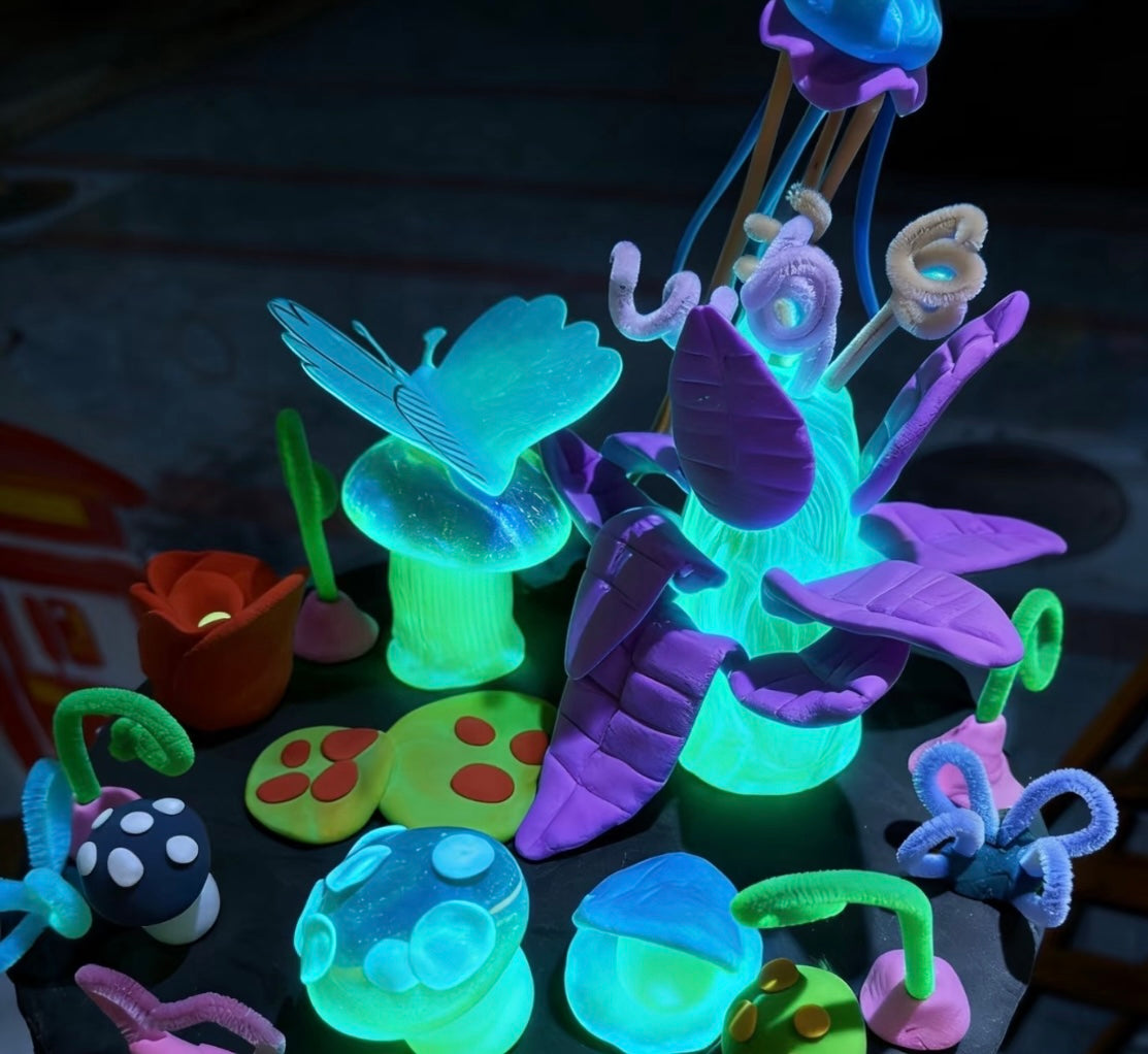 Port Coquitlam Art Work Shop-Avatar Glow in the Dark Pandora Clay Model